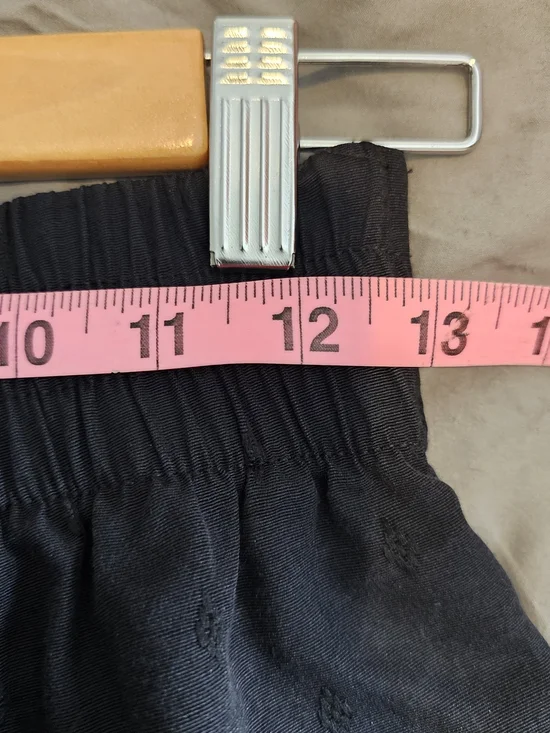 Men's Black Elastic-Waist Casual Pants - Picture 3 of 8